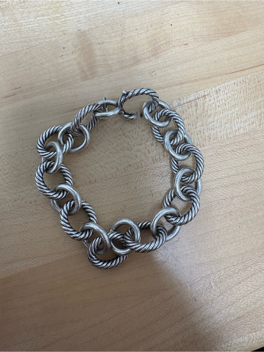 David Yurman Silver Chain Bracelet